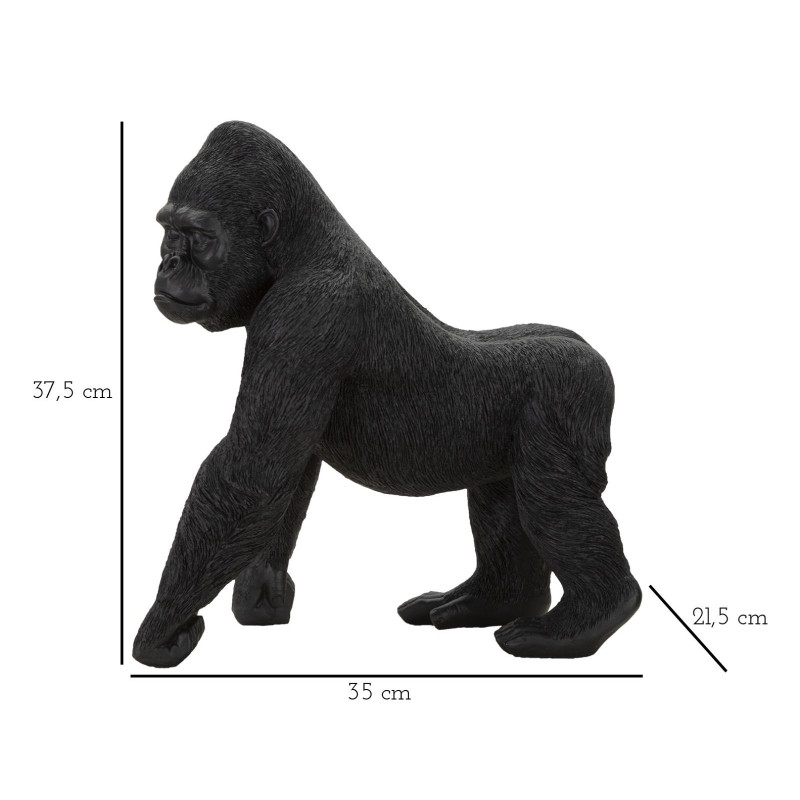 Gorilla Black cm 35x21,5x37,5