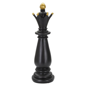 Alfiere Nero E Oro cm ø 12,5x38,5