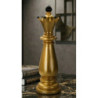 Alfiere Oro E Nero cm ø 12,5x38,5
