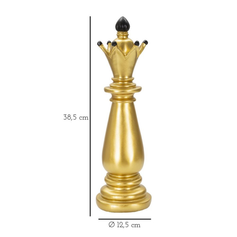 Alfiere Oro E Nero cm ø 12,5x38,5