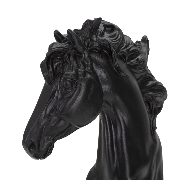 Cavallo Nero E Oro cm 14x11x27