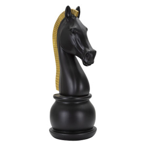Zoom Cavallo Nero E Oro cm ø 18,5x50