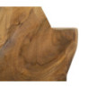 Scultura Stella In Teak Riciclato cm 28x12x42 (pezzi Unici - Non Ripiani In Serie)
