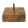 Scultura Stella In Teak Riciclato cm 28x12x42 (pezzi Unici - Non Ripiani In Serie)