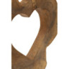 Scultura Hasi In Teak Riciclato cm 28x10x38 (pezzi Unici - Non Ripiani In Serie)