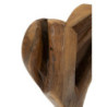 Scultura Cuore In Teak Ric. cm 15x10x35 (pezzi Unici - Non Ripiani In Serie)