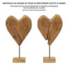 Scultura Dobu In Teak Riciclato cm 25x12x45 (pezzi Unici - Non Ripiani In Serie)