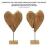 Scultura Dobu In Teak Riciclato cm 25x12x45 (pezzi Unici - Non Ripiani In Serie)