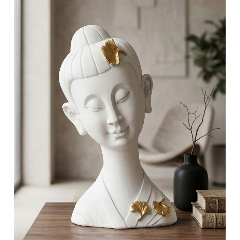 Testa Buddha -a- cm 21,5x16x35
