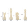 Scacchi Quarzy Set 8 Pz Assortiti cm ø 4,4x9,2-4,3x13,3-5x16-x4,5x10,3