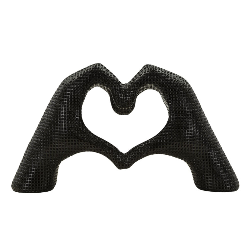 Scultura Lover Black cm 25x7,5x13,5