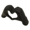 Scultura Lover Black cm 25x7,5x13,5