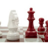 Set Scacchiera Rossa/bianca cm 61x61x14