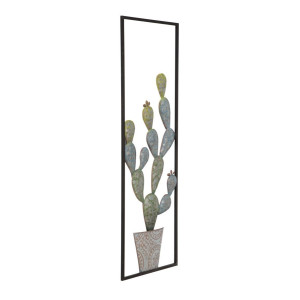 Zoom Pannelo In Ferro Cactus-frame -a- cm 31x2,5x90