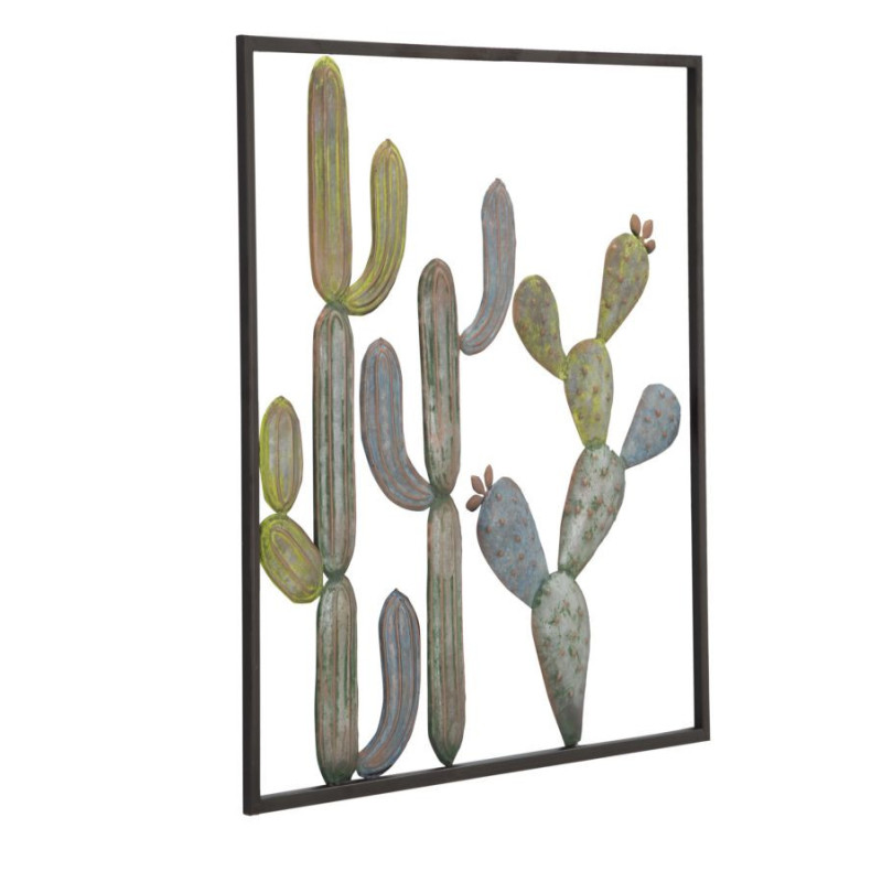 Pannelo In Ferro Cactus-frame -c- cm 50x1,3x50