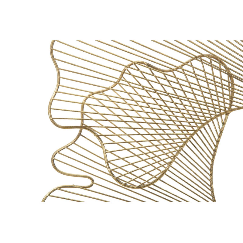 Pannello In Ferro Glam Leaf cm 79x5x68