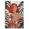 Stampa Dipinto Lady Jungle -a- 80x2,8x120
