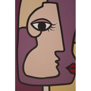 Zoom Stampa Dipinta Faces New -a- cm 60x3x90
