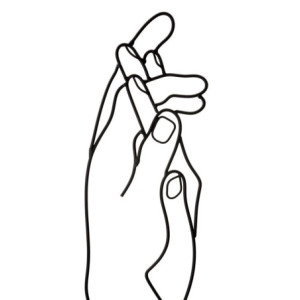 Zoom Pannello In Ferro Simply Hands cm 40x1x55