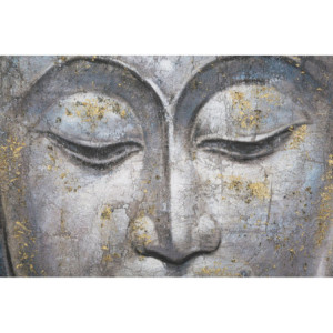 Zoom Dipinto Su Tela Face Buddha Light -a- cm 80x3x120