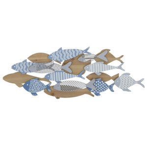 Pannello Da Muro Fish Sea cm 91x3x33,5