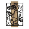 Pannello Da Muro Lotus Ferro E Wood cm 60x2x90