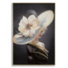 Dipinto Su Tela Laccato Wien Hat -a- Con Cornice cm 62x4x92