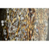 Dipinto Su Tela Laccato Giaguaro Con Cornice -a- cm 82x4x82