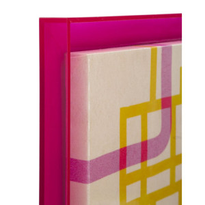 Zoom Stampa Su Tela Laccatto Modis Con Cornice -a- cm 60x3,3x80