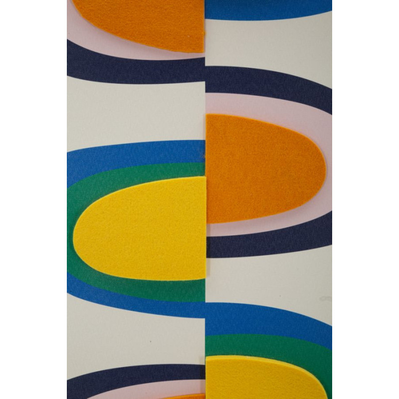 Stampa Su Tela Pop Art Con Cornice -a- cm 50x3,3x70