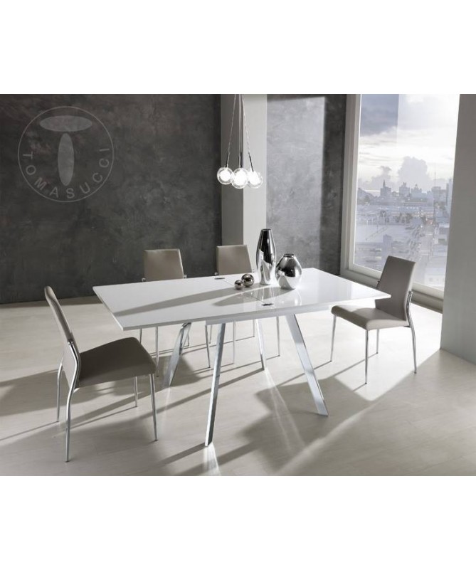 Sedia in pelle sintetica Margo - set da 4 tortora