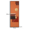 Stampa Con Led Su Tela Abstract cm 150x3,5x50