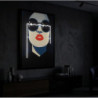 Stampa Con Led Su Tela Cecille cm 80x4x120