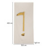 Decorazione Murale Nairobi cm 23,5x6,5x49,5