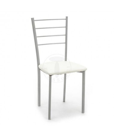 Sedia Just in pelle sintetica - set da 4 panna