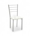 Sedia Just in pelle sintetica - set da 4 panna