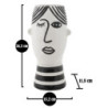 Vaso Face cm 13,2x11,8x26,3
