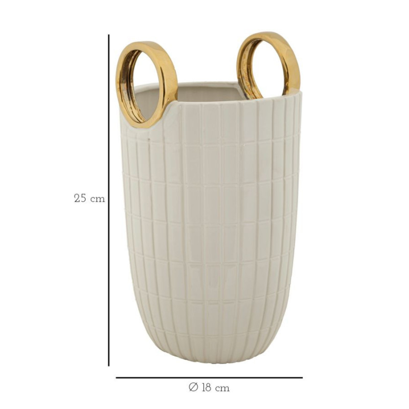 Vaso Ceramica Amica Shopping cm ø 18x25