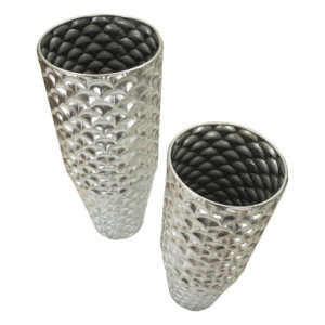 Zoom Porta Vasi Coppia Silvy cm ø 37x92x-32x75