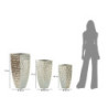 Porta Vasi Tris Argy cm ø 38,1x90,8-30,5x75,6-24,8x62,2