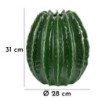 Vaso Cactus Ball cm ø 28x31