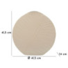 Vaso Dune Round cm ø 41,5x14
