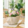 Vaso Shell Sand -b- cm 35x23x18 (apertura cm ø 17x14)