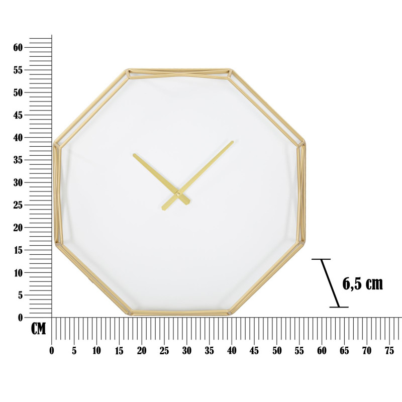 Orologio Da Muro Goldy Octagonal cm 56x6,5x56