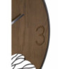 Orlogio Da Muro Wood/leaf cm ø 60x2