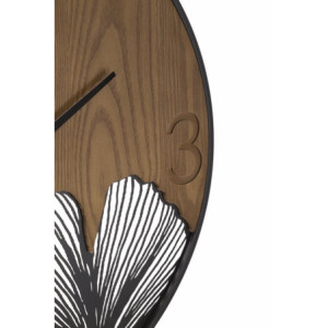 Zoom Orologio Da Muro Super Wood/leaf cm ø 60x2