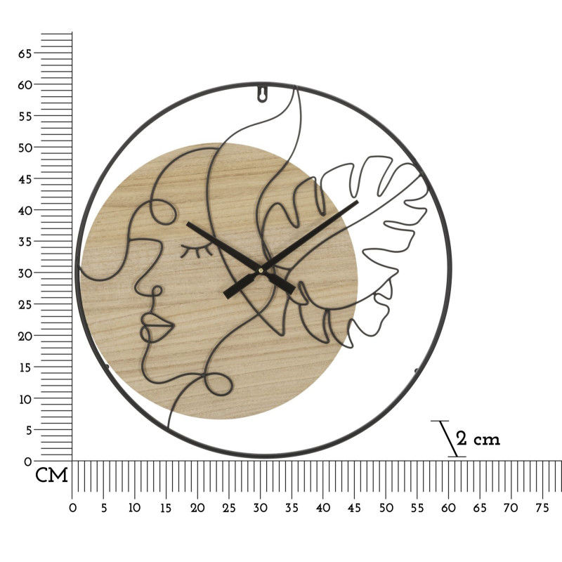 Orologio Da Muro Elegant -b- cm ø 60x2