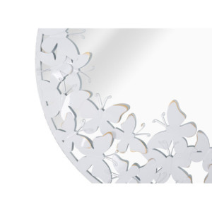 Zoom Specchio Rotondo White Butterfly cm 62,5x2,3