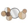 Specchio Da Muro Woody cm 123,2x4,4x63,5