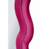 Specchio Da Muro Miki Velluto Fuxia cm 60x4x160 (misura Specchio cm 39x135)